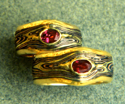 13_i-Mokume-Bands-with-Violet-Sapphires